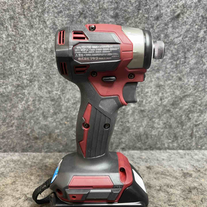 【希少品‼】マキタ(makita) コードレスインパクトドライバー TD173DGXAR 限定色オーセンティックレッド【桶川店】