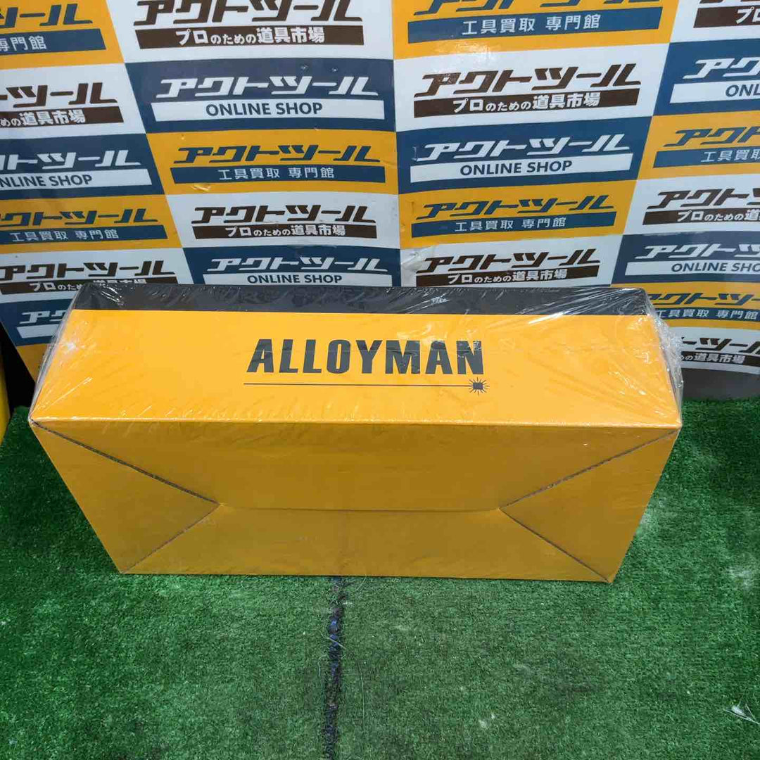 未開封 Alloyman レーザー墨出し器 4D フルライン グリーンレーザー 水平器 4x360°16ライン エレベーター三脚付き リモートコントロール 3.6Ah大容量バッテリー2個セット【草加店】