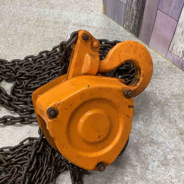 【中古品】キトー　チェーンブロック　M3型　3ton【八潮店】