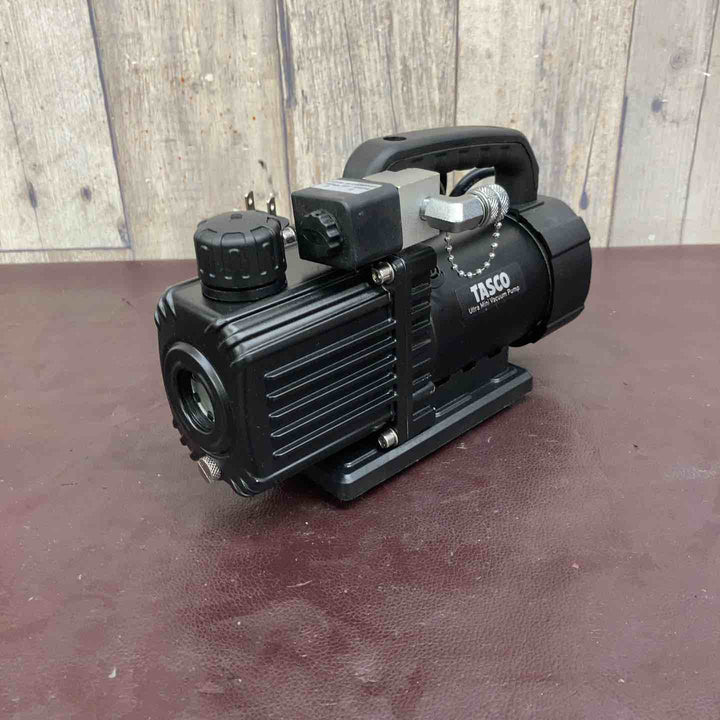 【中古品】 イチネンTASCO オイル逆流防止弁付ウルトラミニツーステージ真空ポンプ TA150SW 【東大和店】