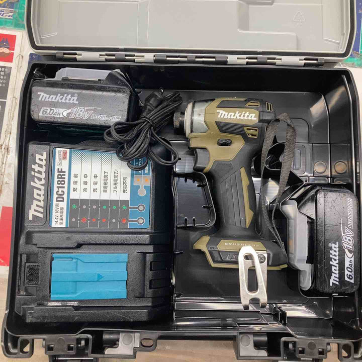 ★マキタ(makita) コードレスインパクトドライバー TD173DRGXO　バッテリー充電回数2回3回付属【戸田店】