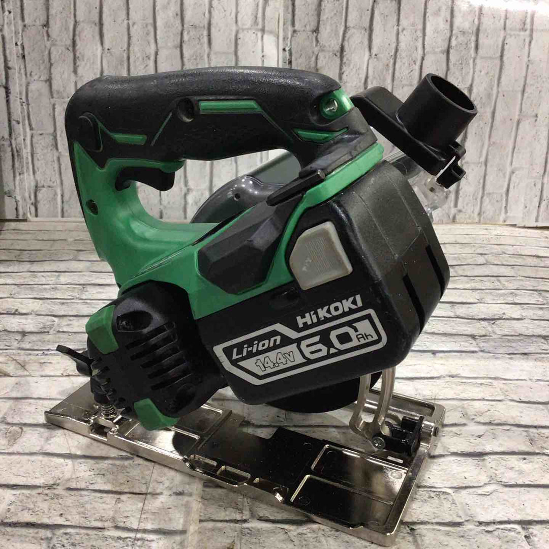 ★ハイコーキ(HIKOKI ※旧:日立工機) コードレス集じん丸のこ C14DYBL(NN)【川口店】