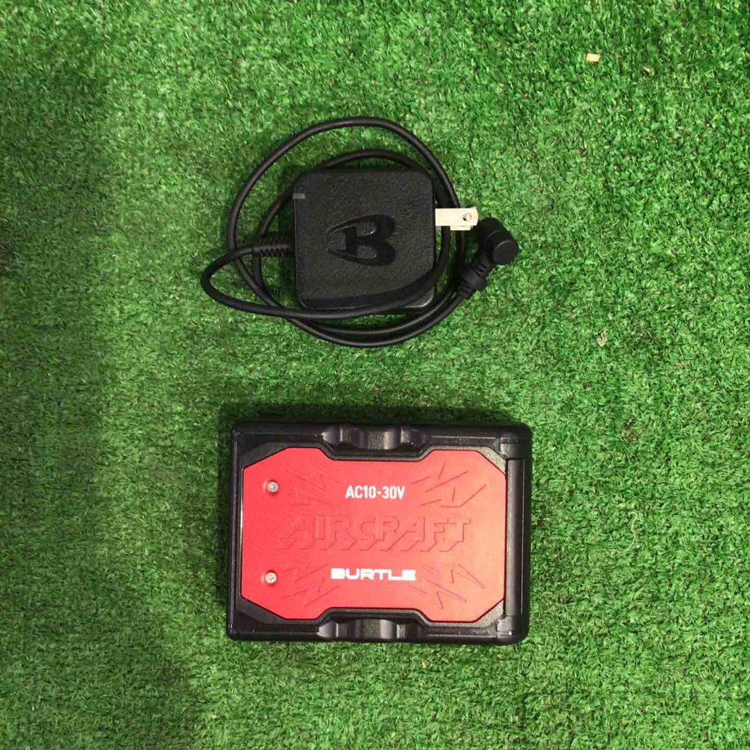 BURTLE バートル エアークラフト2026年モデル 30Vリチウムイオンバッテリー マットブラック メタリックレッド AC10 2点セット【町田店】