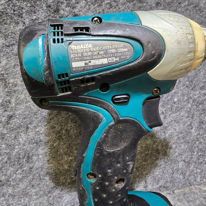 【中古品・バッテリ充電器付き！】マキタ(makita) コードレスインパクトドライバー TD131DZ ※使用感あり※【桶川店】