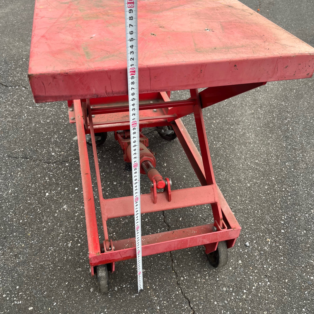 【店頭受取り限定】油圧台車 メーカー・型式・能力不明 300kg? 錆びあり 保証なし【岩槻店】