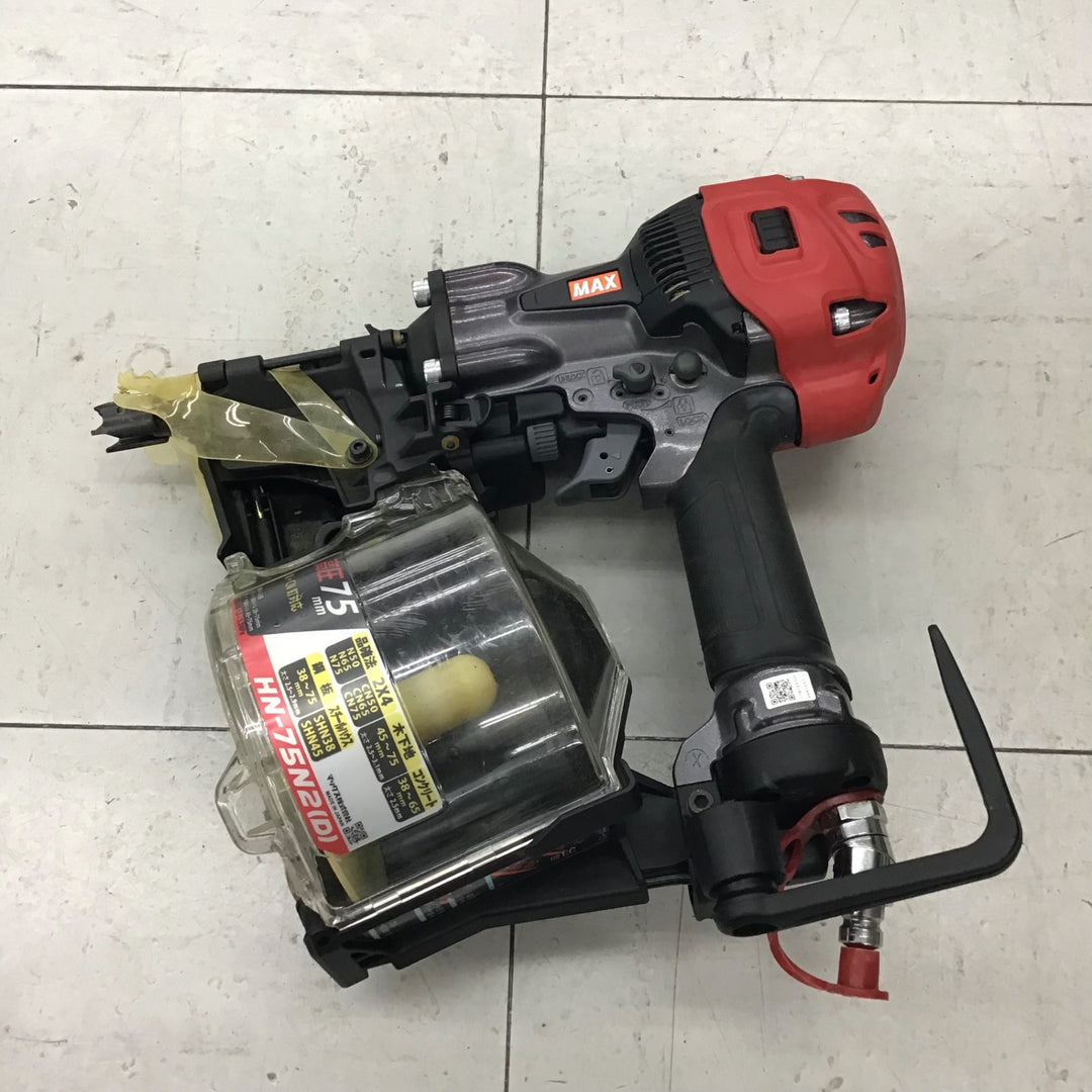 【中古品】 マックス/MAX 高圧エア釘打ち機・HN-75N2(D) 【鴻巣店】