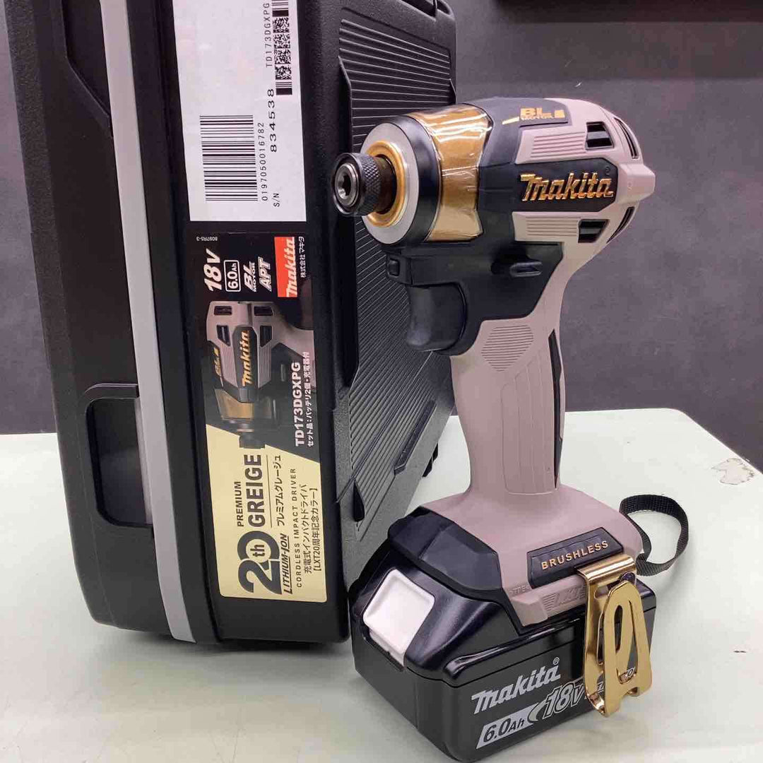 ☆マキタ(makita) コードレスインパクトドライバー TD173DGXPG LTX20周年限定カラー プレミアムグレージュ【越谷店】