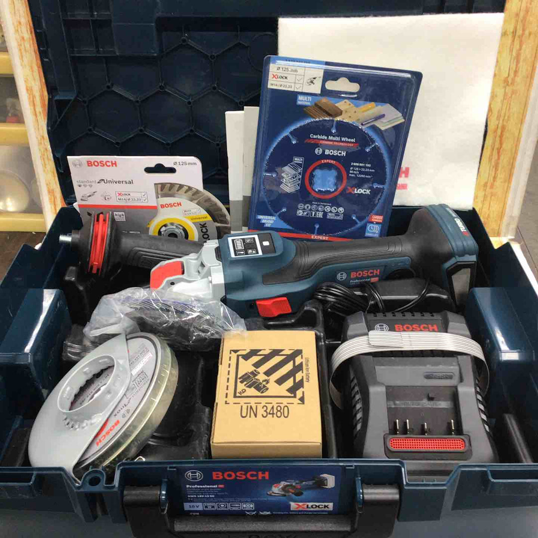 ◇BOSCH　ディスクグラインダー　GWX18V-15SC5J【川崎店】