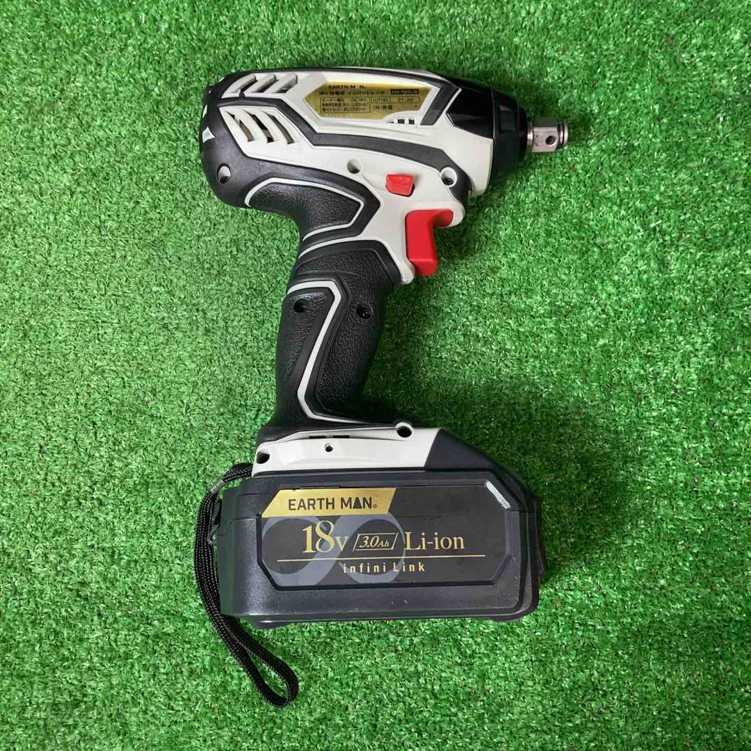 【美品】◇髙儀(Takagi) 18V 充電式インパクトレンチ EARTH MAN infini-Link IW-180LiB【岩槻店】