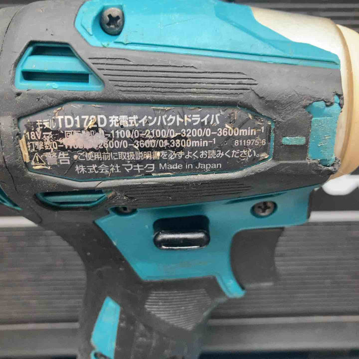 ★マキタ(makita) コードレスインパクトドライバー TD172DRGX【川越店】