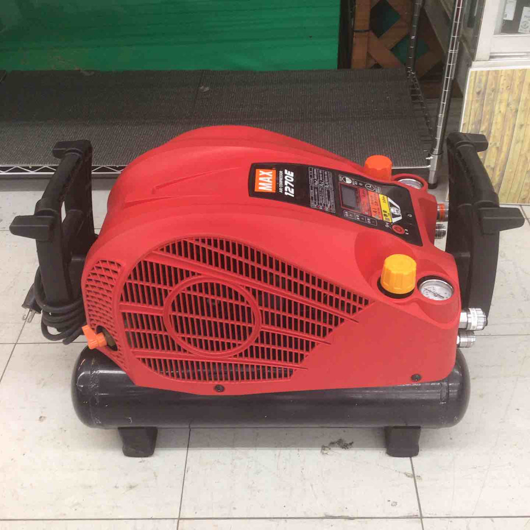 【中古品】 マックス/MAX エアコンプレッサー AK-HL1270E_レッド 【鴻巣店】