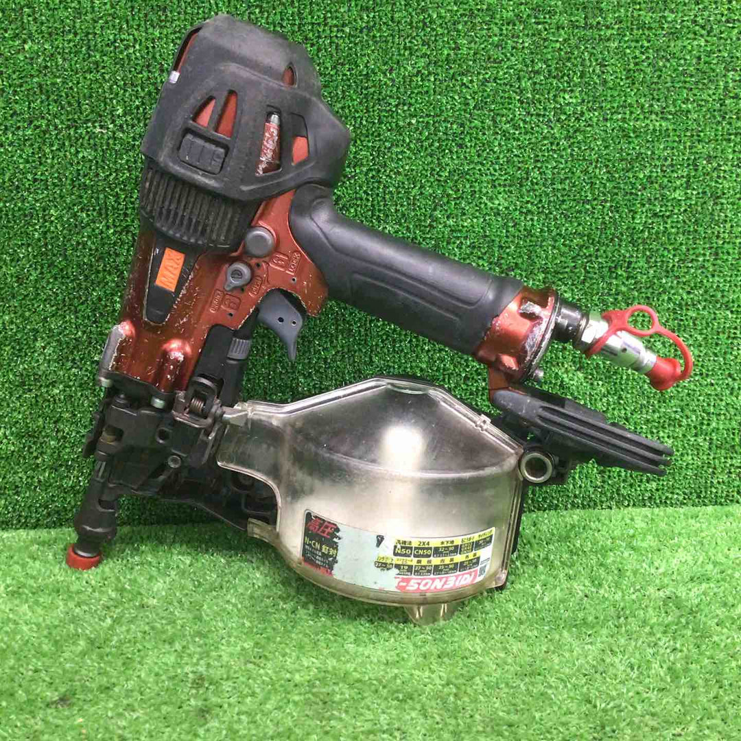 【中古品】 マックス/MAX 高圧エア釘打ち機 HN-50N3(D)-R 【鴻巣店】