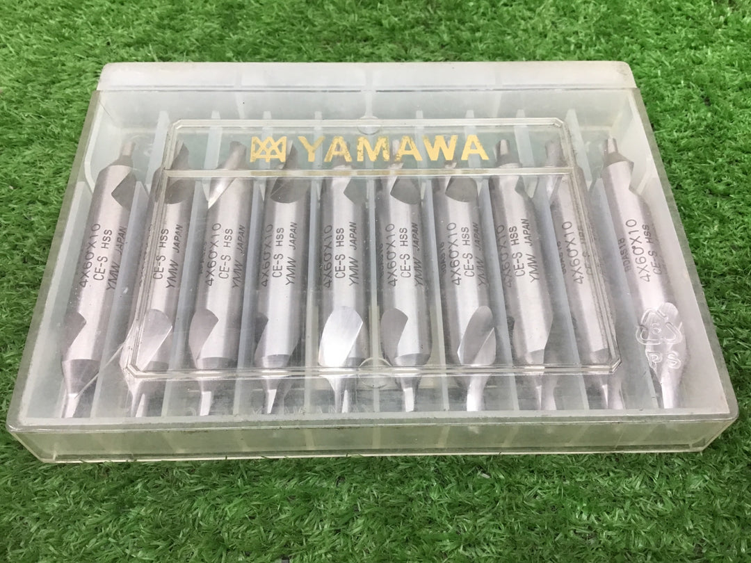 YAMAWA　センタードリル　4X60°X10 HSS 10PCS CE-S【富山店】●Y5コン