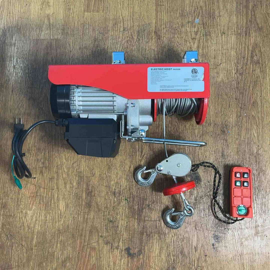 無線式電動ホイスト PA500B 最大500kg ワイヤレス リモコン ウィンチ メーカー不明【岩槻店】