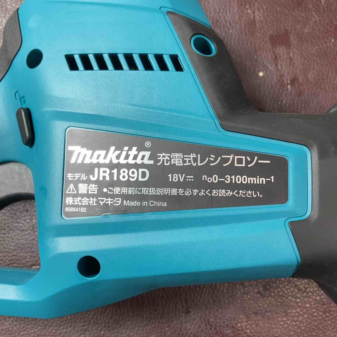 【未使用品(店頭展示品)】 マキタ(makita) コードレスレシプロソー JR189DRGX 【東大和店】