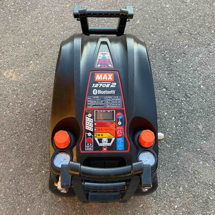 【中古品】 マックス/MAX エアコンプレッサー・AK-HH1270E2_ブラック 【桶川店】