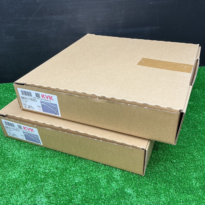 【未使用品】KVK キッチン用 シングルレバー式混合栓 KM5011TR2EC　2点セット【電材館越谷店】