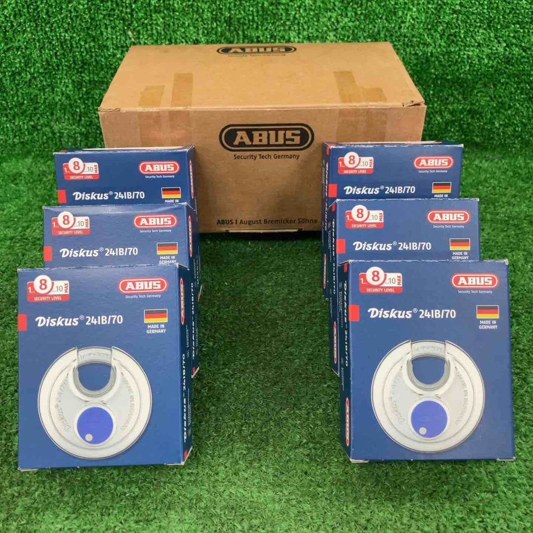 ABUS Diskus 24IB/70 南京錠 6個セット【川崎店】