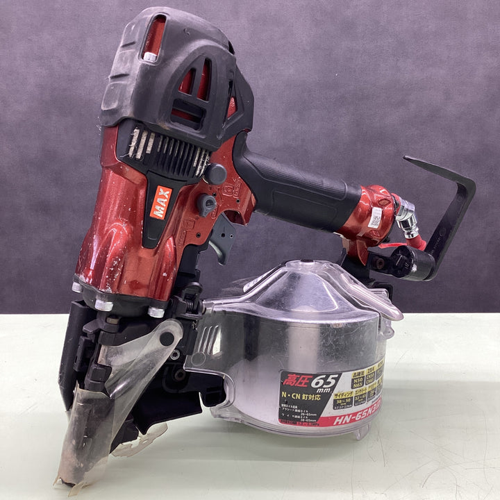 【中古】マックス(MAX) 高圧エア釘打ち機 HN-65N3(D)-R【草加店】