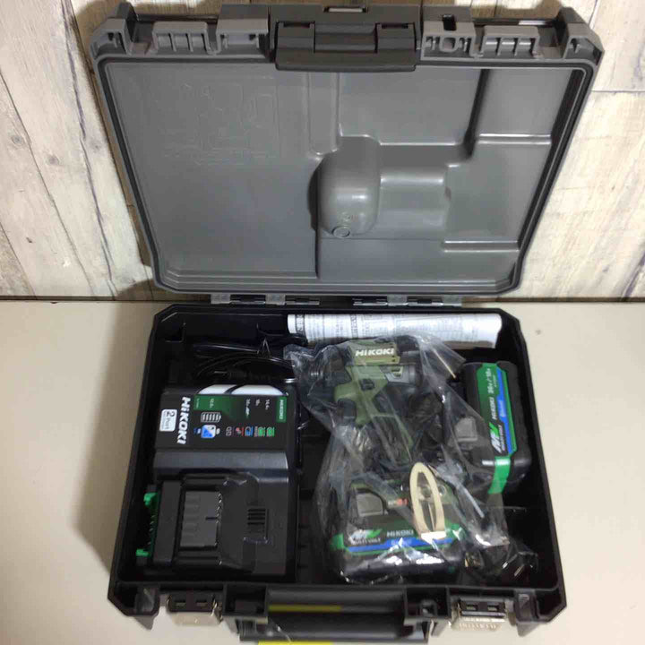 ★ハイコーキ(HIKOKI ※旧:日立工機) コードレスインパクトドライバ フォレストグリーン WH36DD(2XHGSZ)【戸田店】