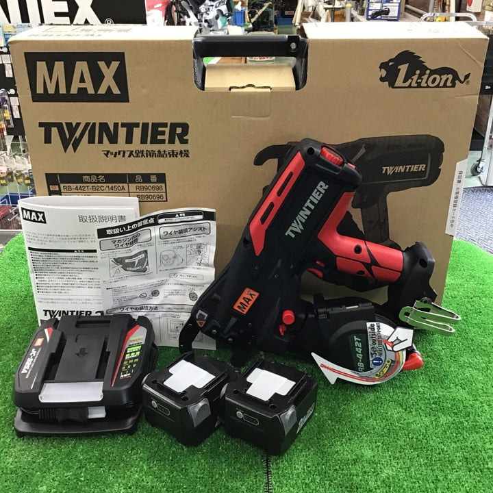 【未使用品(店頭展示品)】★マックス(MAX) 鉄筋結束機 ツインタイア RB-442T-B2C/1450A【岩槻店】