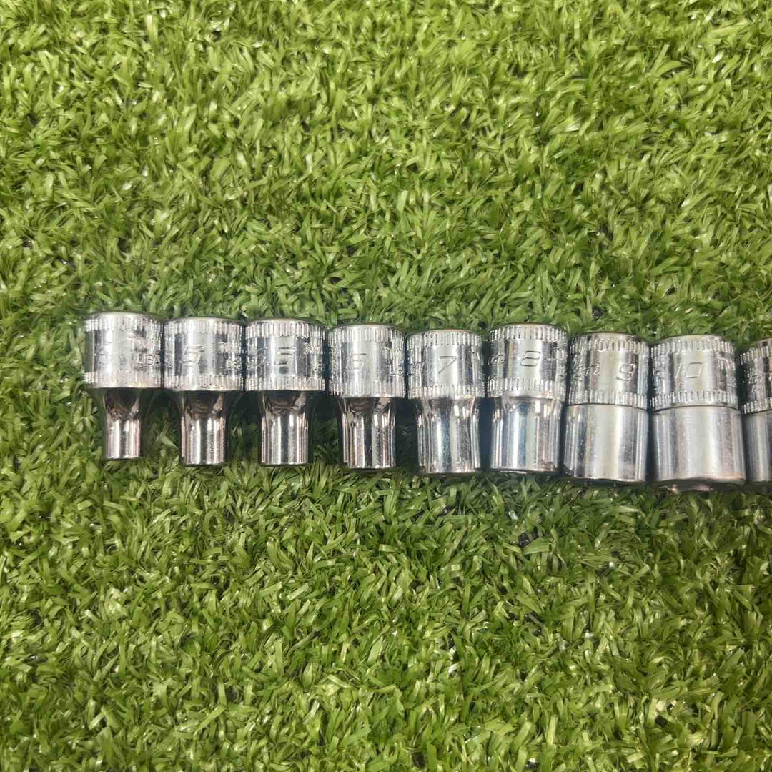snap-on スナップオン 1/4 6角シャローソケット 13個セット まとめ売り TMM【川崎店】