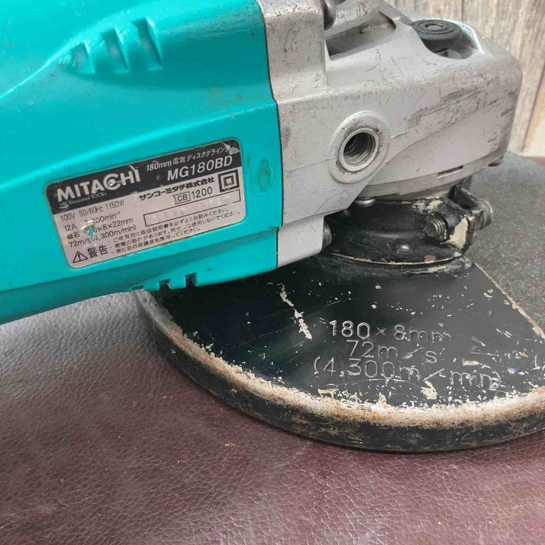 【中古品】 ミタチ(MITACHI) 180mm ディスクグラインダ MG180BD 【東大和店】