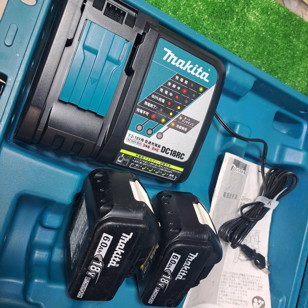 ★マキタ(makita) コードレスハンマドリル HR244DRGX バッテリー２個付き【岩槻店】