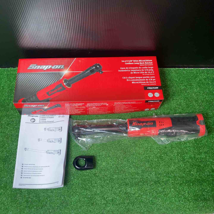 スナップオン/Snap-on 14.4V コードレスコードレスロングネックラチェット CTR867KADB レッド【岩槻店】