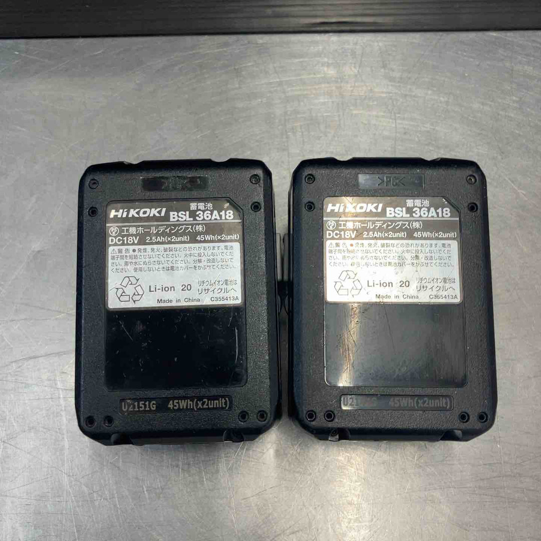 【中古品】 ハイコーキ(HIKOKI ※旧:日立工機) コードレスインパクトドライバー WH36DC(2XPWG) 【東大和店】