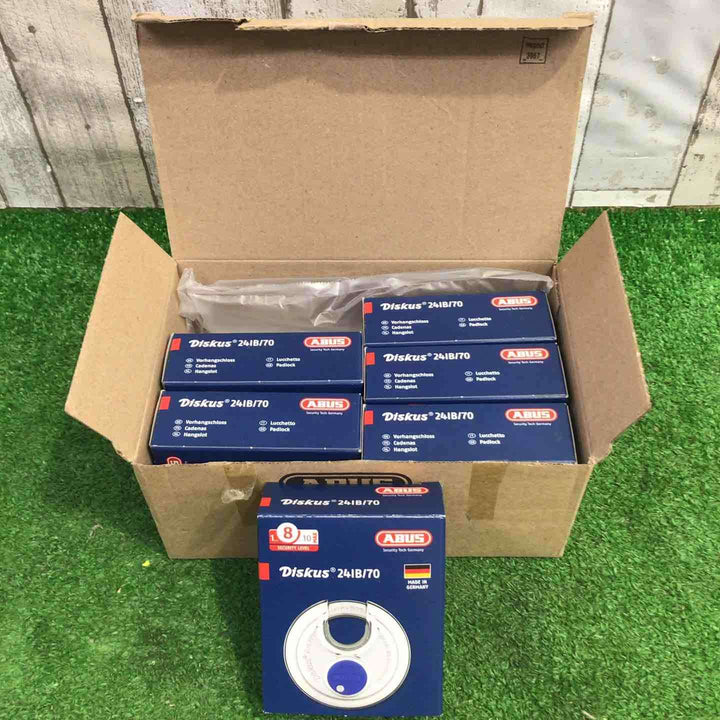 ABUS アバス DISKUS ディスカス 南京錠 241B/70　6個セット【町田店】