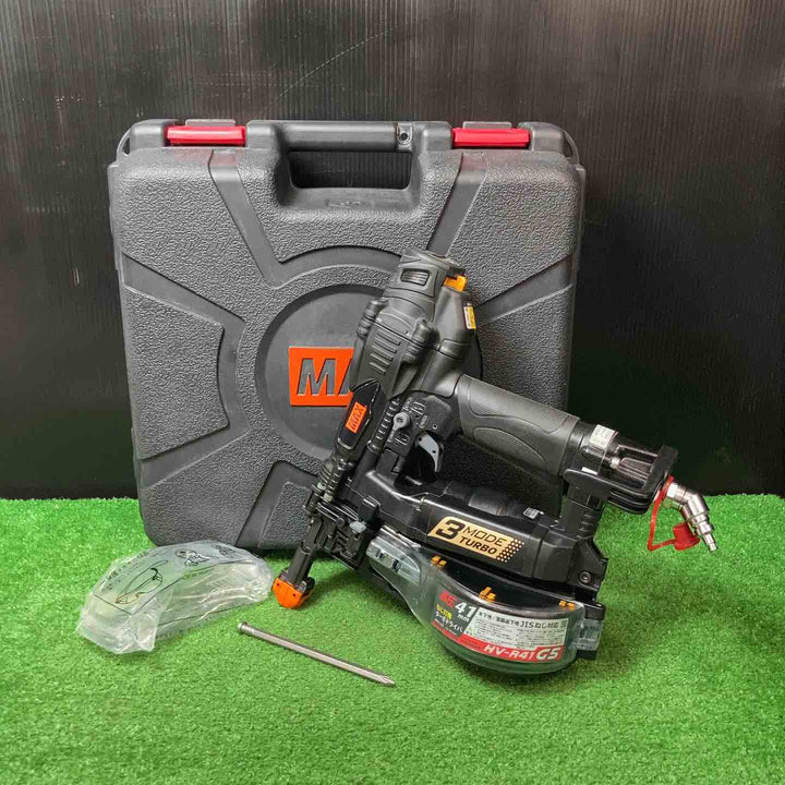 【中古品】◇マックス(MAX) 高圧エアネジ打ち機 HV-R41G5-BK 限定色ブラック ◎プラスビット替芯付！【岩槻店】