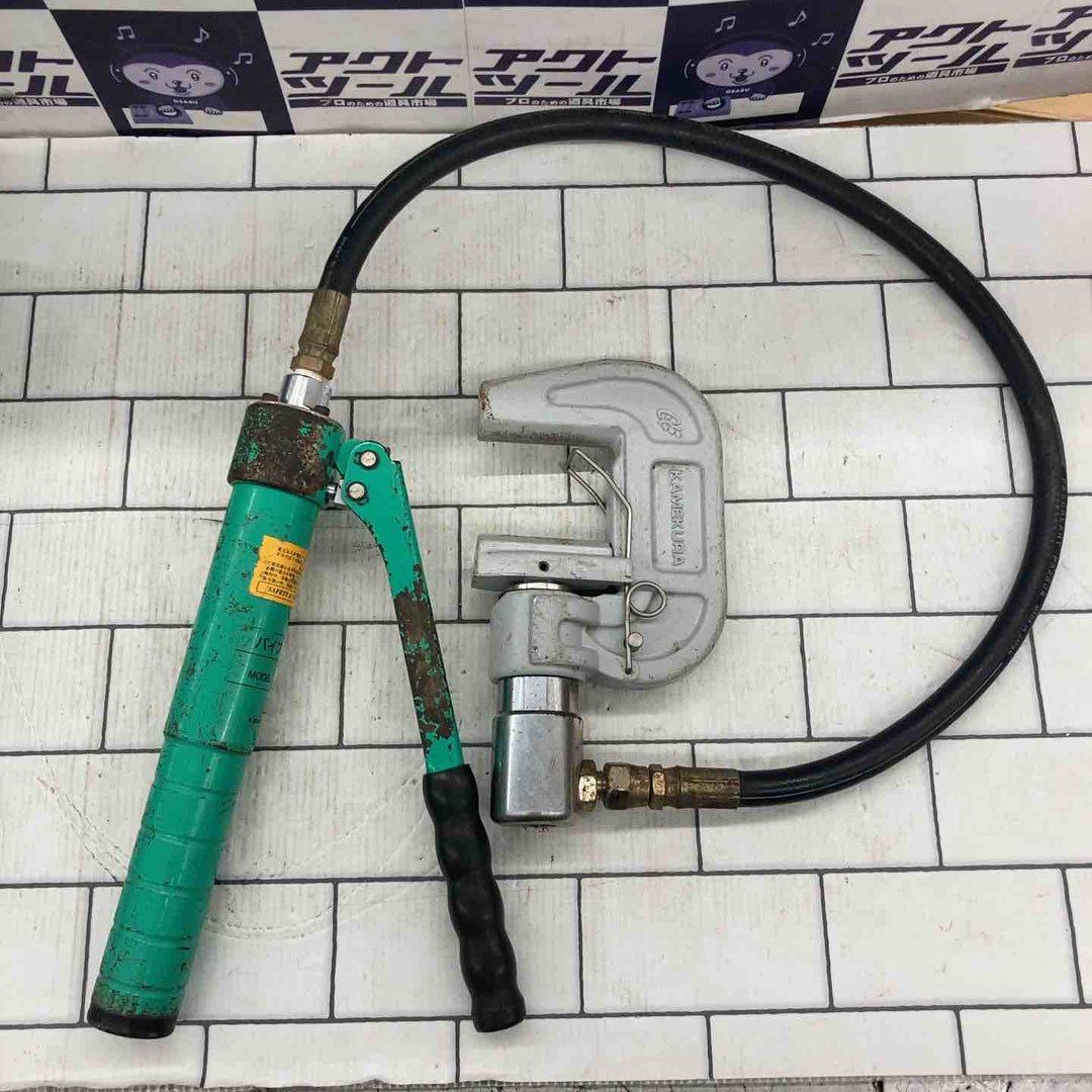 ◇亀倉精機 手動油圧式パイプ断水機 SS-25【所沢店】
