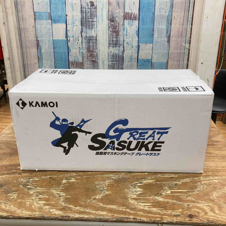 ◇カモ井(KAMOI) マスキングテープ グレートサスケ 60mm×18m 200巻（20巻き×10箱)【柏店】