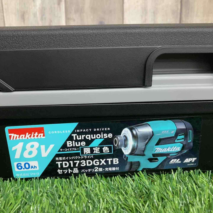 ★マキタ(makita) 18Vコードレスインパクトドライバ TD173DGXTB ターコイズブルー【富山店】◇Y