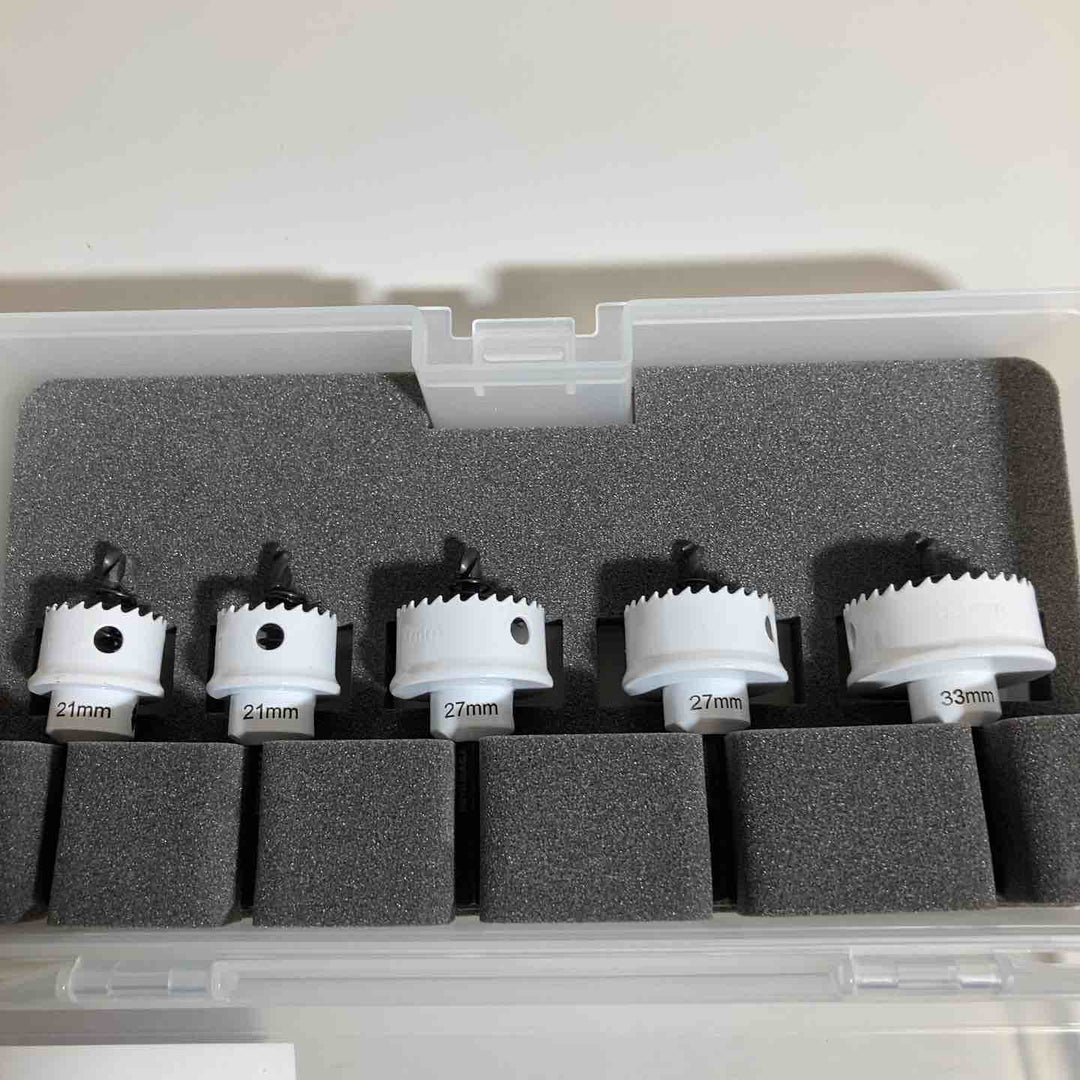 ミヤナガ バイメタルホールソー充電薄BOXK1 21mm・27mm・33mm BITJDBOX1【戸田店】