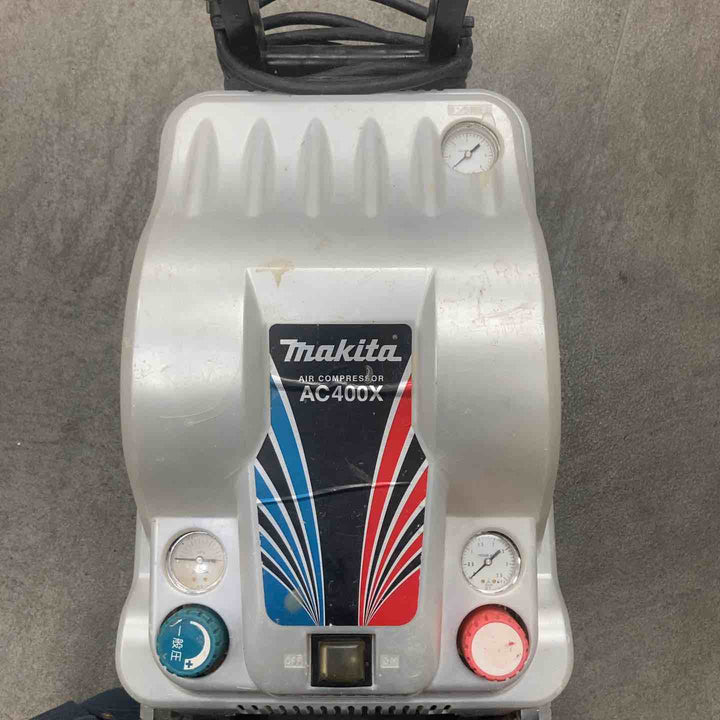 マキタ(makita) エアコンプレッサー【８リッターモデル】モデル： AC400XW 【川崎店】