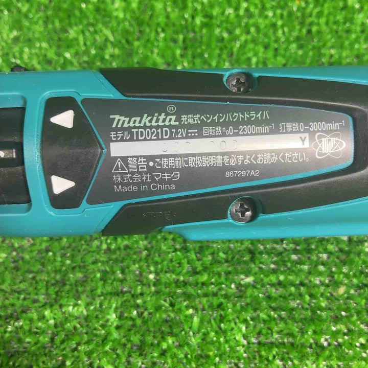 【中古品】 マキタ(makita) 充電式ペンインパクトドライバ TD021DS 【藤沢店】