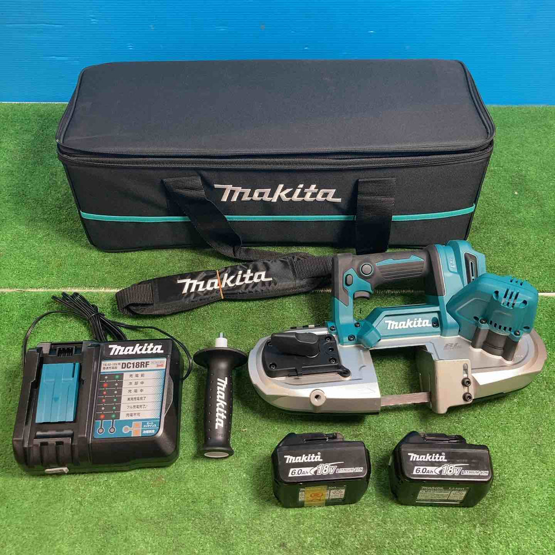 【美品】★マキタ(makita) コードレスポータブルバンドソー PB183DRGX ◎バッテリー充電2回ずつ！【岩槻店】