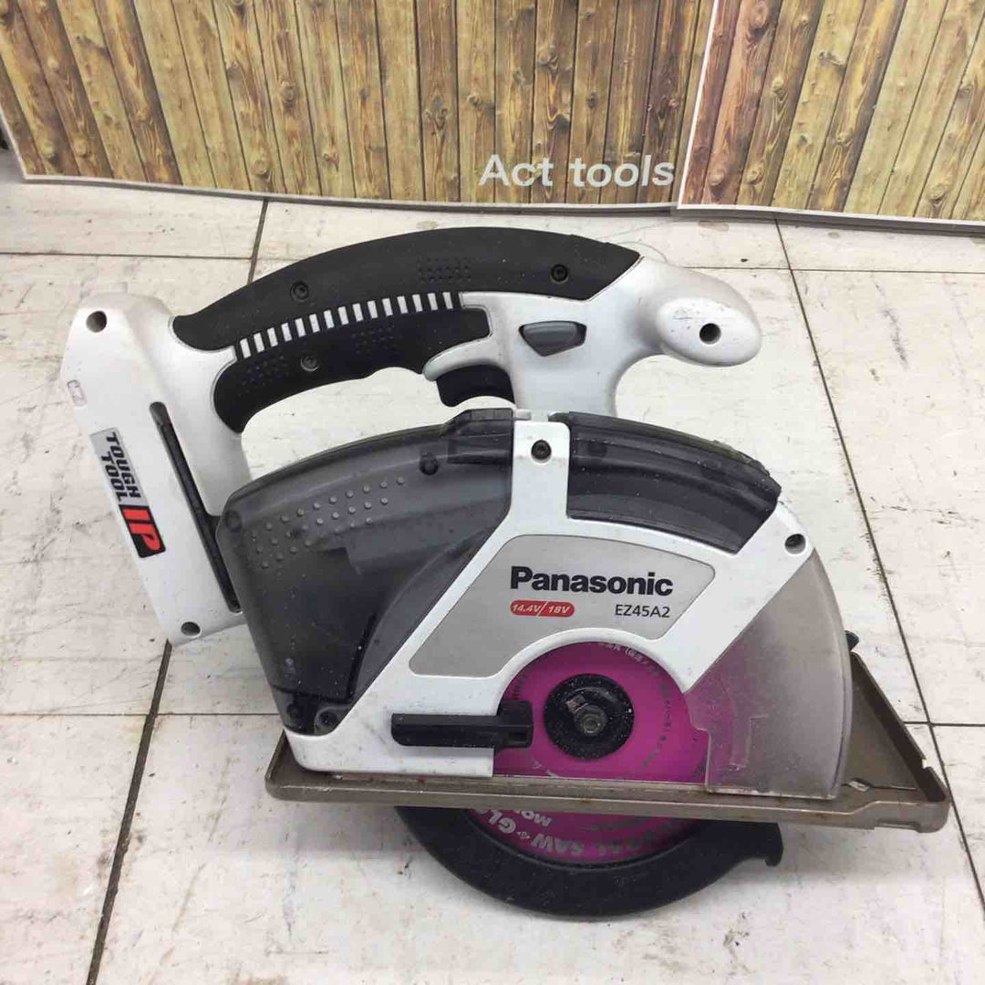 【現状品】 パナソニック/Panasonic コードレスチップソーカッター EZ45A2X-H 本体 グレー 【鴻巣店】