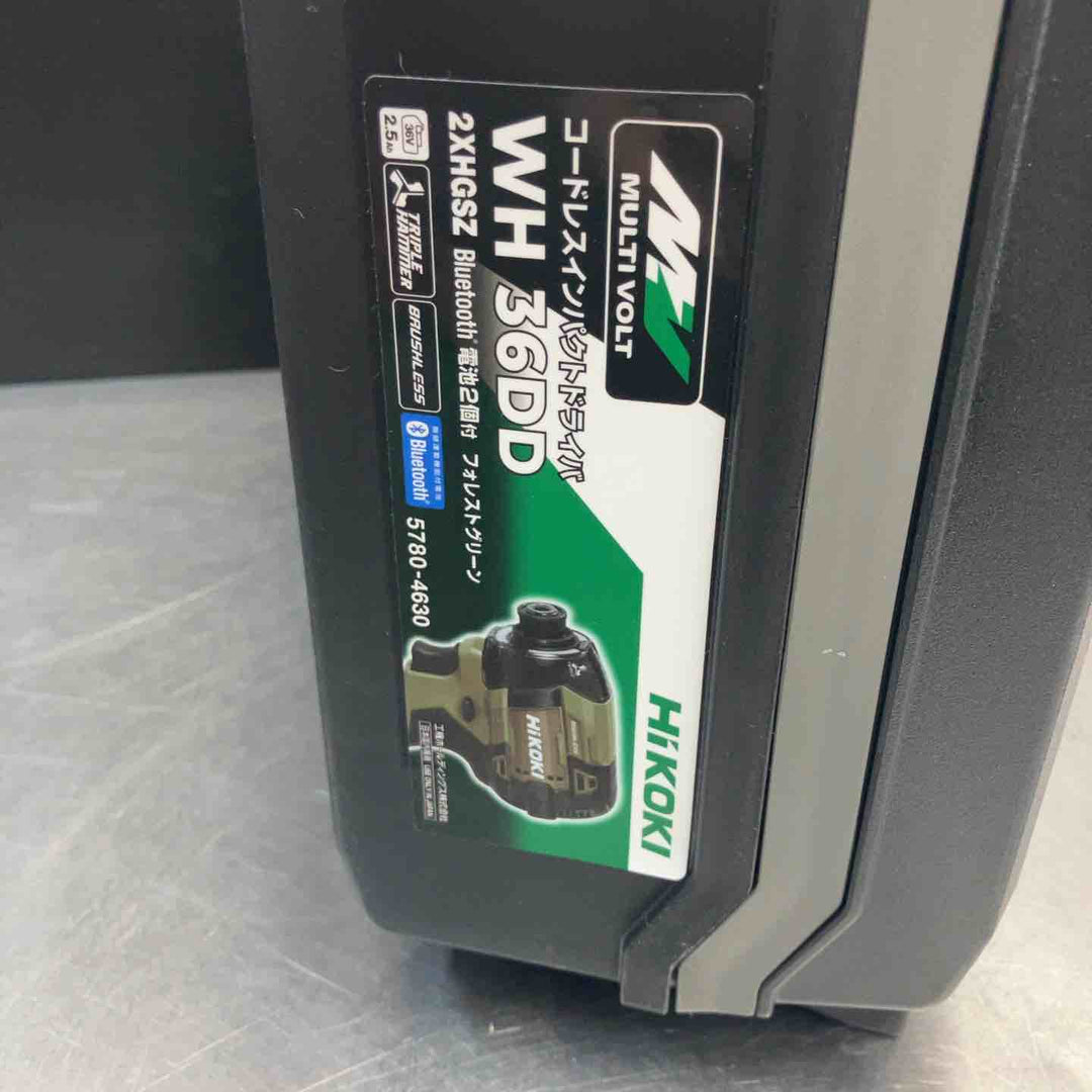 【未使用(店頭展示品)】ハイコーキ(HIKOKI ※旧:日立工機) コードレスインパクトドライバ フォレストグリーン WH36DD(2XHGSZ)【東大和店】