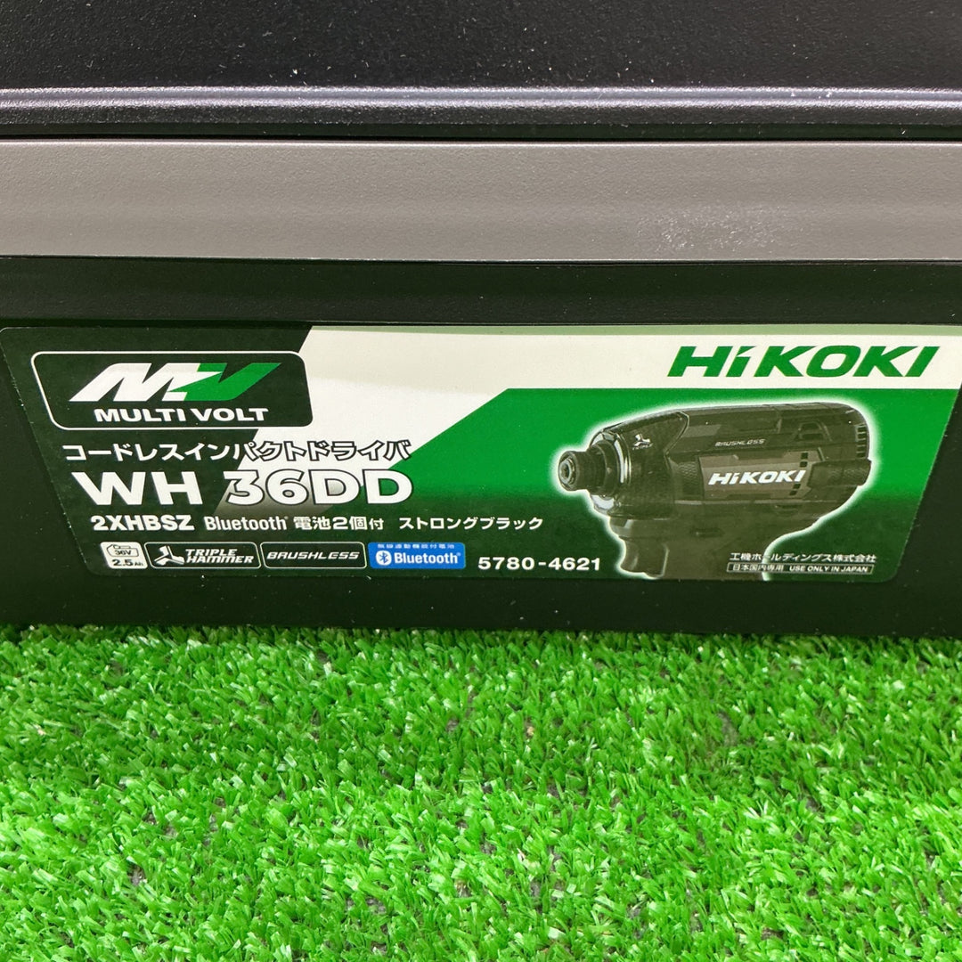 【未使用】ハイコーキ(HIKOKI ※旧:日立工機) コードレスインパクトドライバ ストロングブラック WH36DD(2XHBSZ)【川越店】