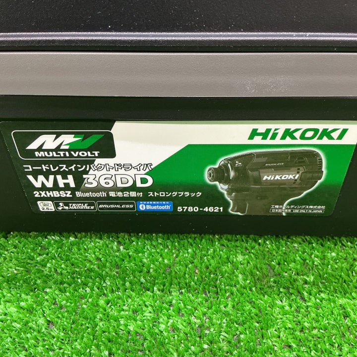 【未使用】ハイコーキ(HIKOKI ※旧:日立工機) コードレスインパクトドライバ ストロングブラック WH36DD(2XHBSZ)【川越店】