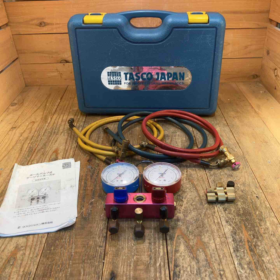 【中古品】TASCO タスコ ゲージマニホールド TA141L-1 TA140L【所沢店】