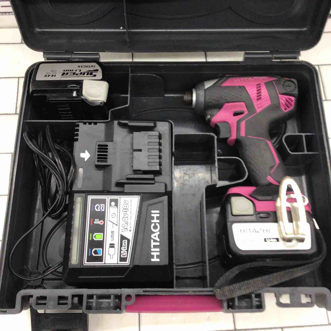 ★ハイコーキ(HIKOKI ※旧:日立工機) コードレスインパクトドライバー WH14DKL(2LSCK)(R)【所沢店】