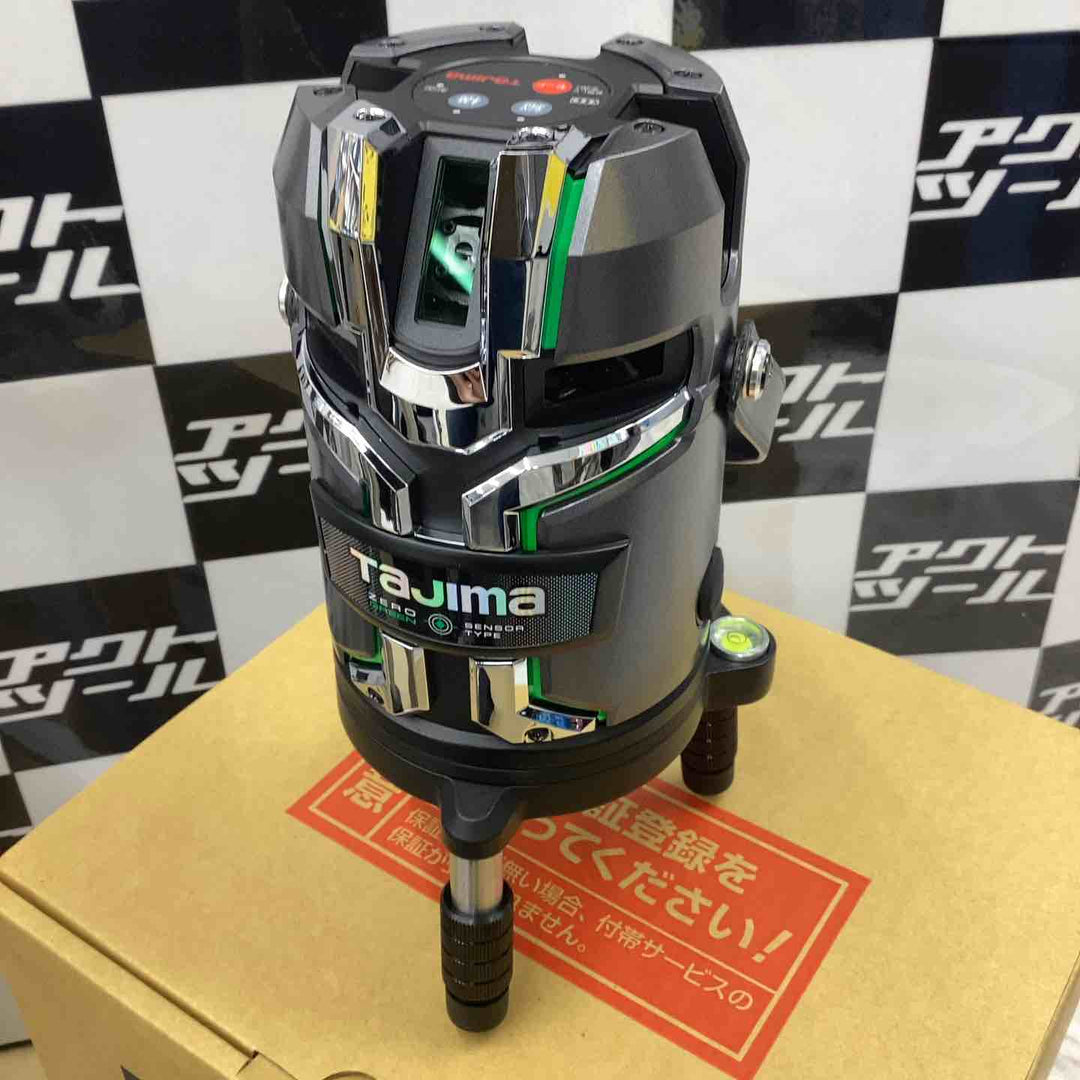タジマ(Tajima) レーザー墨出し器 ZEROG2LSN-KJCSET Bluetooth リモコン グリーンレーザー 矩十字 横全周 【越谷店】