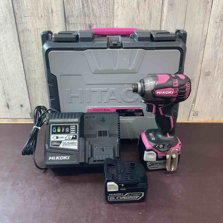 【中古品】ハイコーキ(HIKOKI ※旧:日立工機) コードレスインパクトドライバー WH14DDL2(2LYPK)(R) 14.4V【東大和店】