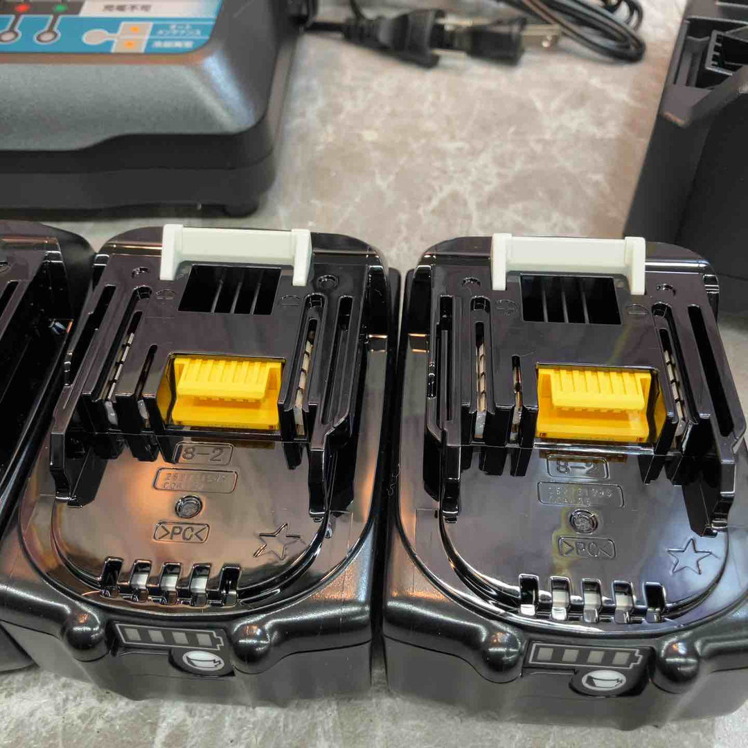 マキタ(makita) リチウムイオンバッテリー 18V/6.0Ah BL1860B 4個＋急速充電器 DC18RF 2個 セット【八潮店】