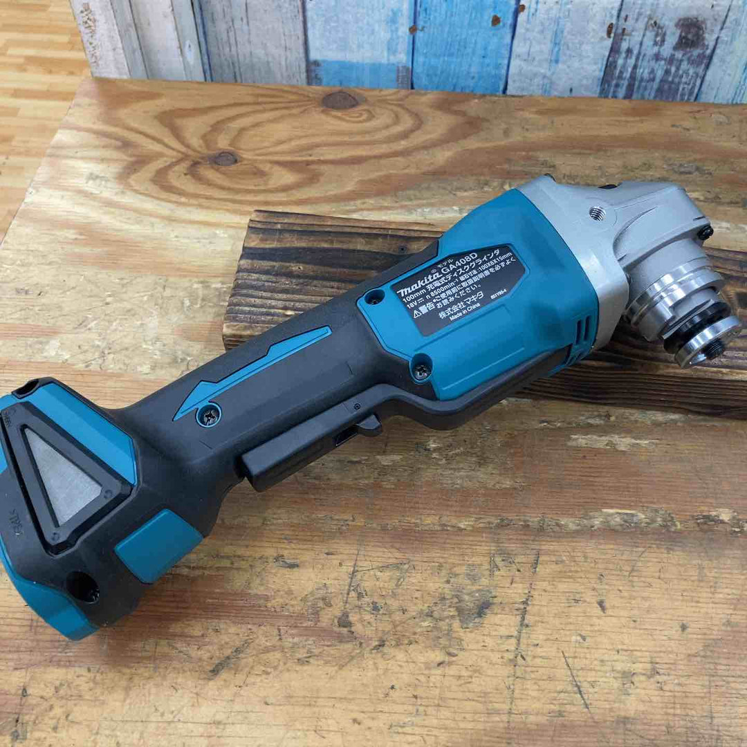 【未使用品】★マキタ(makita) 100mmコードレスディスクグラインダ GA408DZ 18V 本体のみ【柏店】