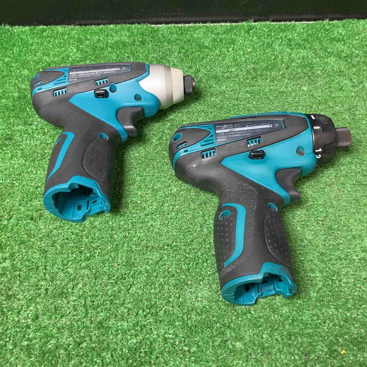 【中古品】◇充電式マルノコ＋インパクト＋ドライバードリル (10.8V1.3Ah×3、充電器付き) まとめ7点セット♪【岩槻店】